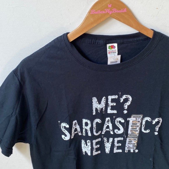 Fruit of the Loom Black graphic short sleeve tee, Size M, NWT - Picture 2 of 7